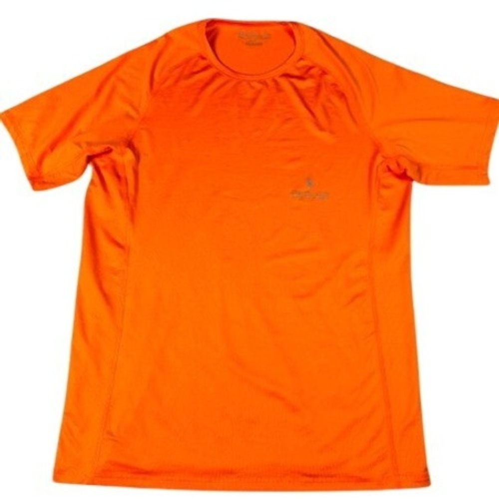 Men's Orange Performance Crew Neck Shirt